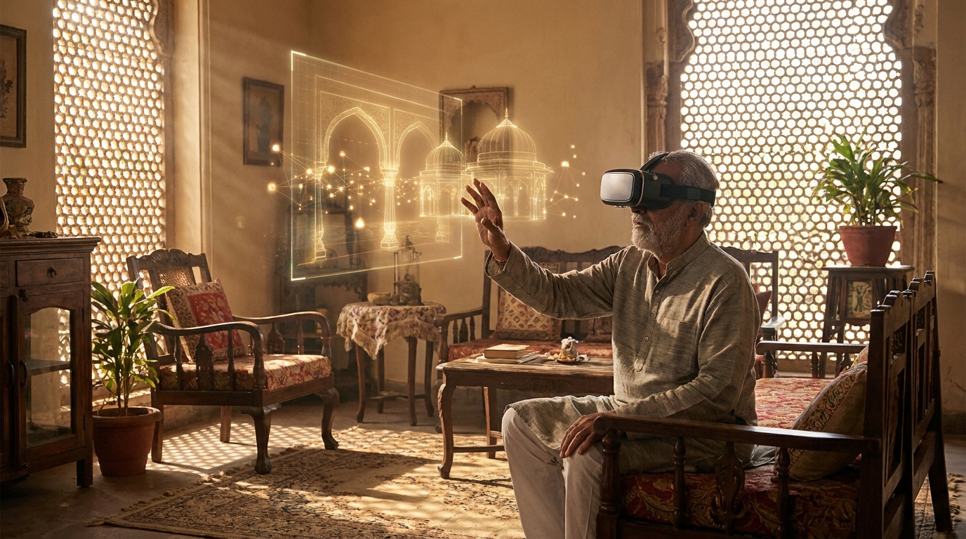 3D AI Website Features for Indian Senior Citizen Communities