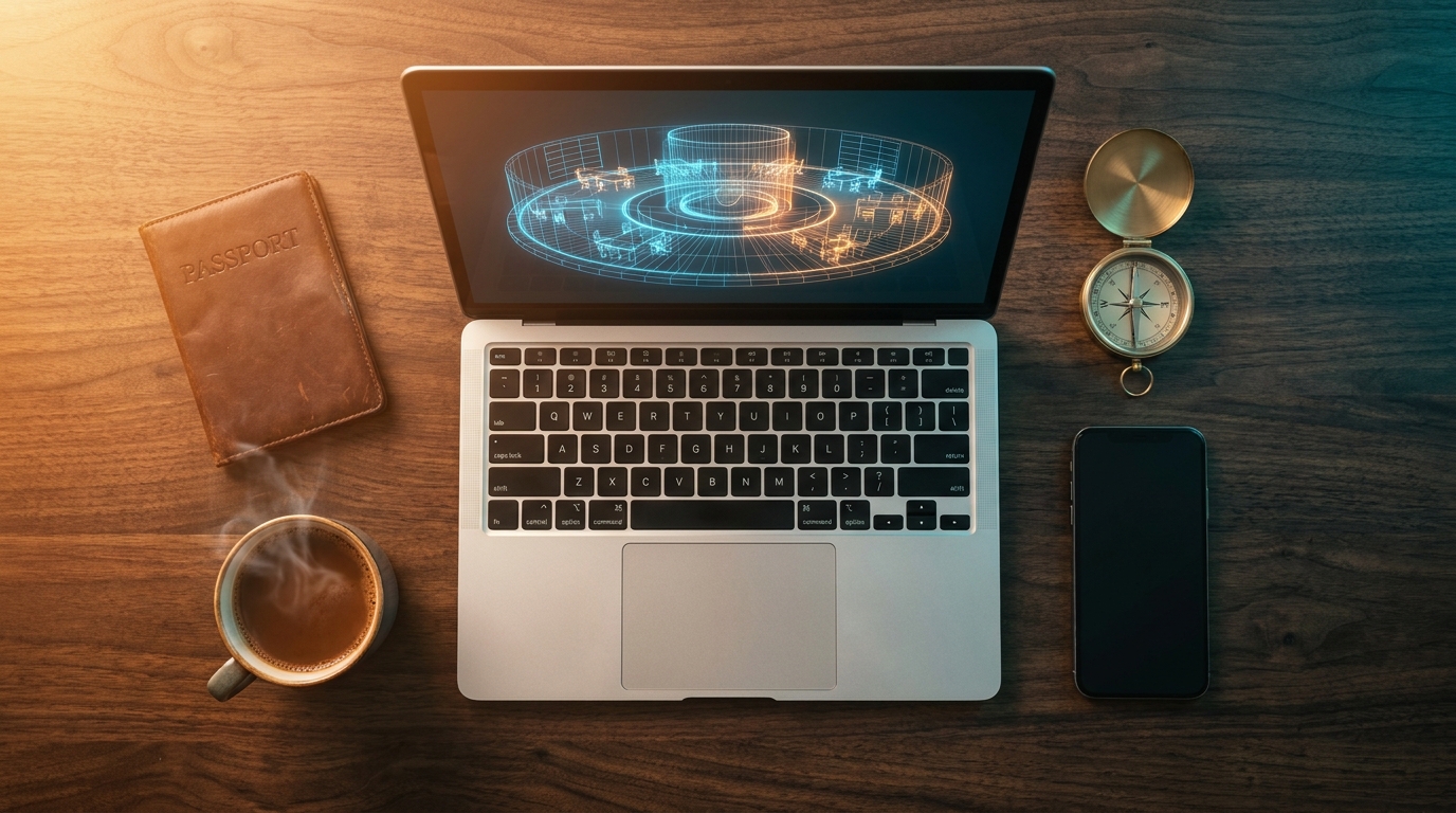 3D AI Website Features Transforming Indian Digital Nomad Services