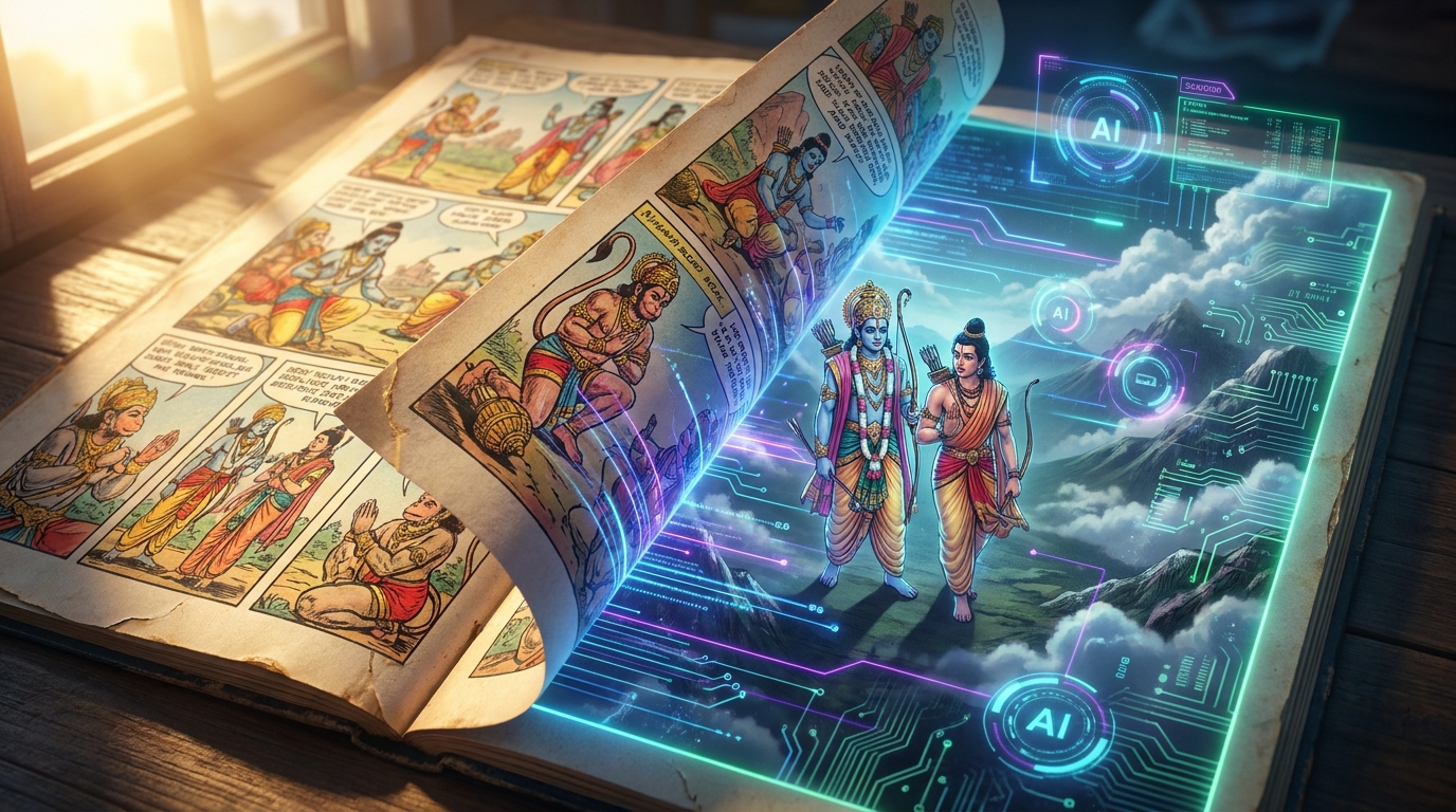 3D AI Websites: A New Frontier for Indian Comic Book Publishers