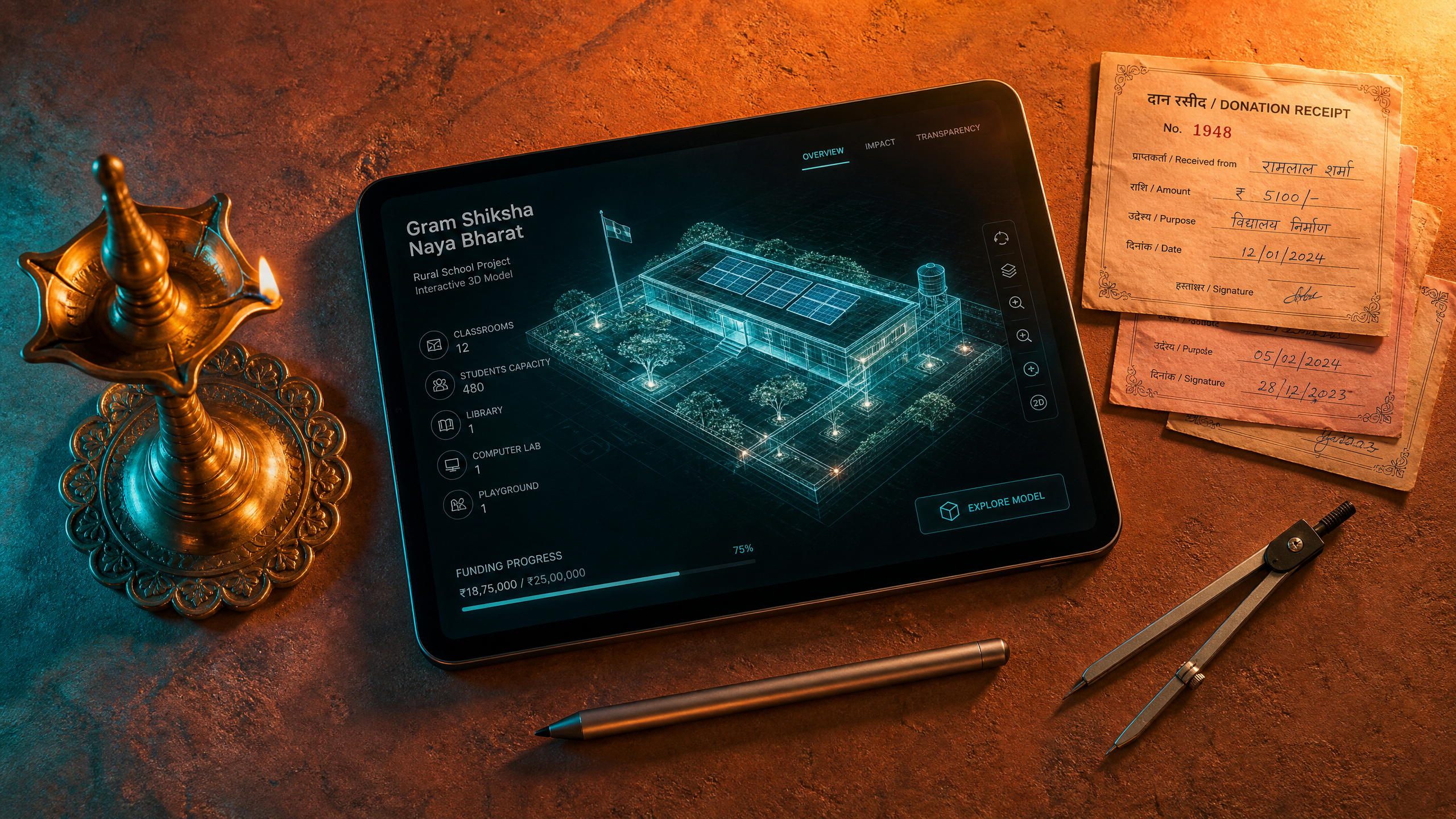 Breaking Barriers: 3D AI Websites for Indian Non-Profit Crowdfunding Campaigns