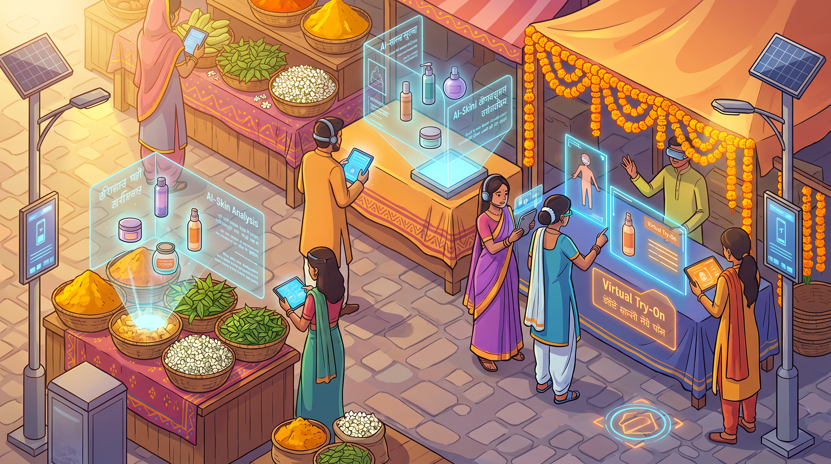 3D AI Websites: Marketing Indian Organic Beauty Products