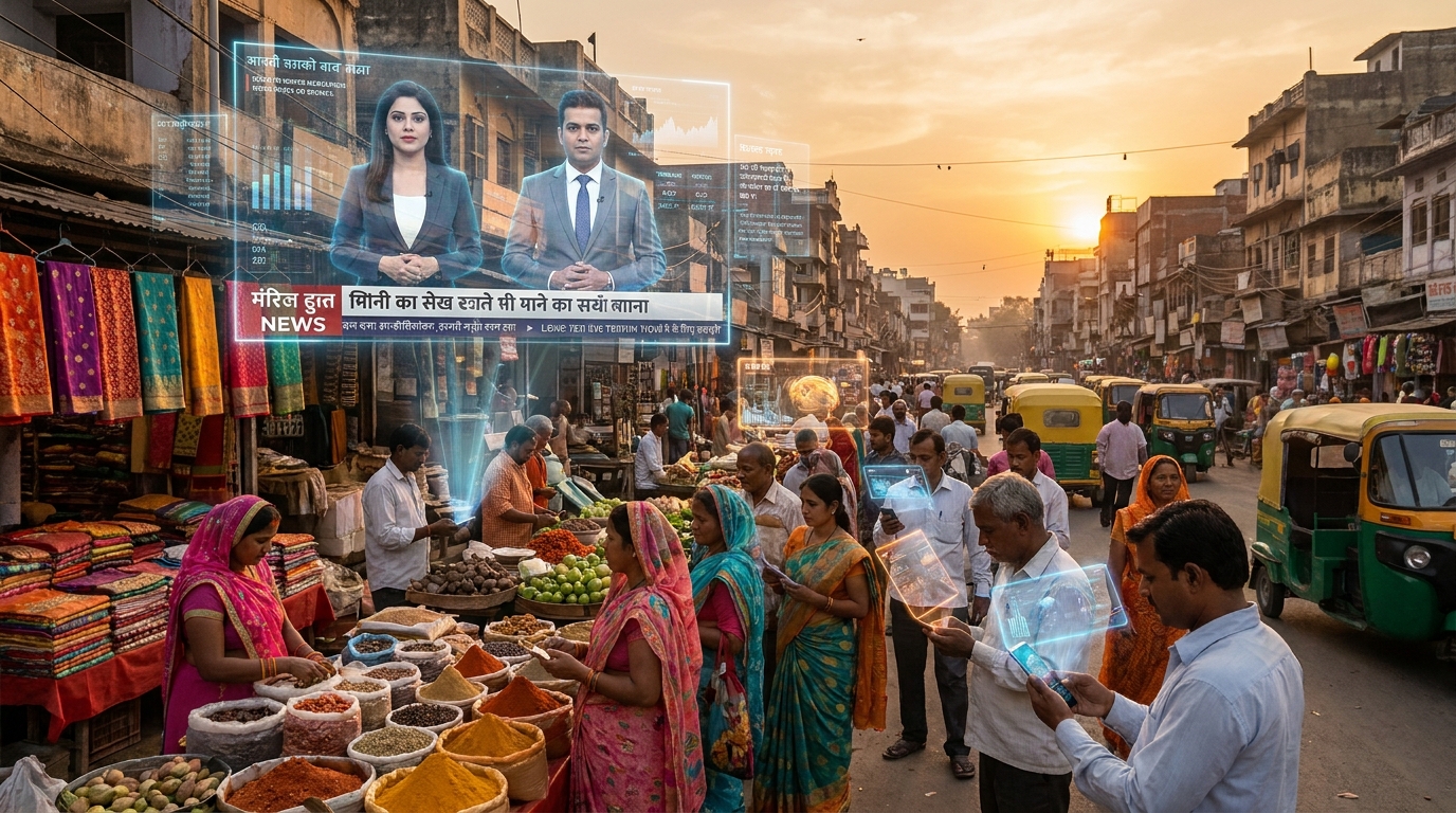 How 3D AI Websites Boost Indian Regional News Outlets' Reach