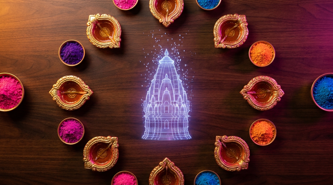How AI 3D Websites Amplify Indian Cultural Festivals Globally
