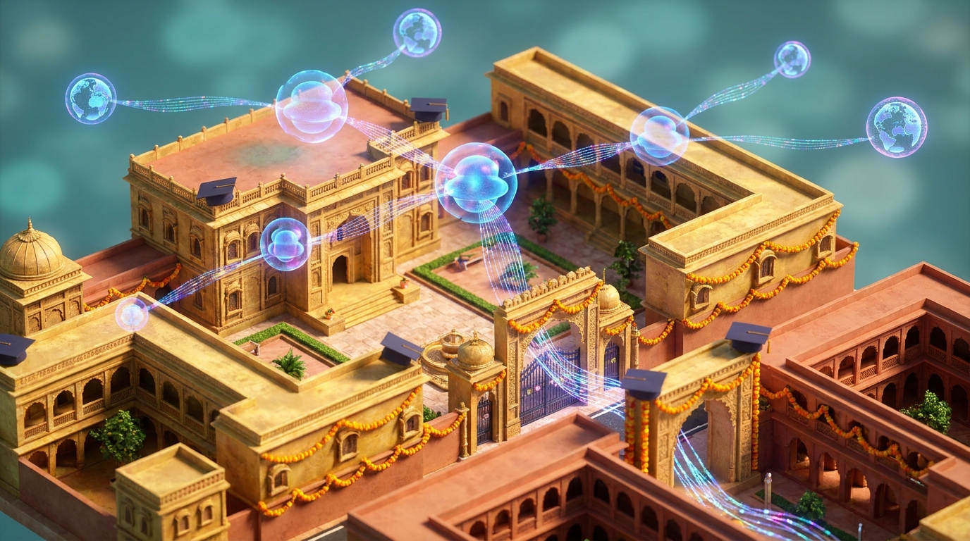 Creating AI 3D Websites for Indian School Alumni Networks