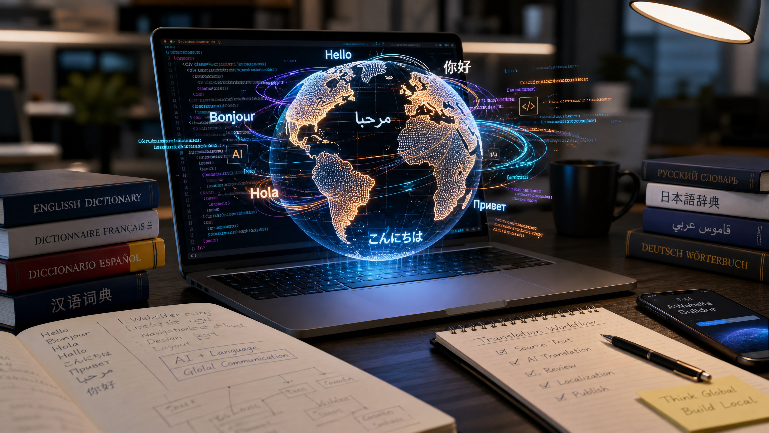 Using AI-Driven Website Builders to Create Multilingual Pages