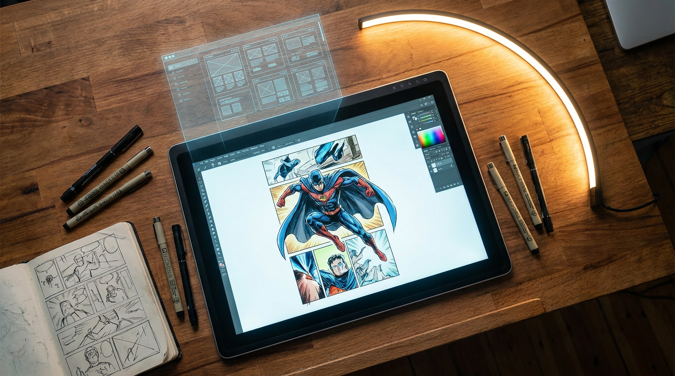 AI Websites for Comic Book Artists: Building Immersive Portfolios