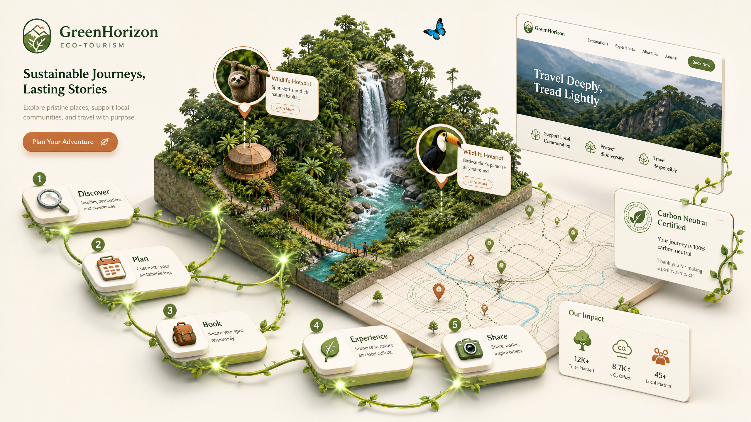 Crafting AI Websites for Eco-Tourism: Essential Design Steps