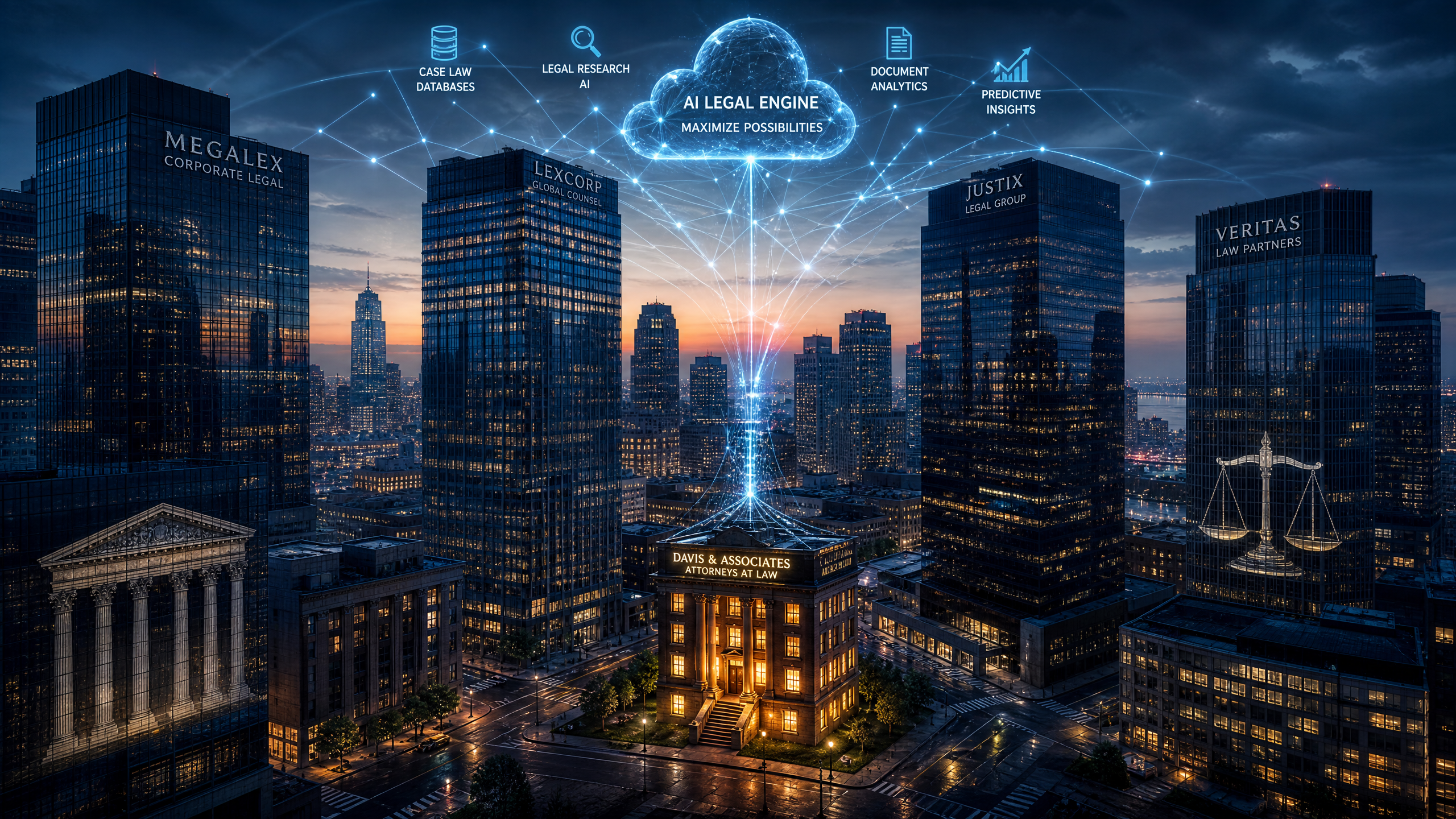 How AI Websites Enable Small Law Firms to Compete with Corporate Legal Giants