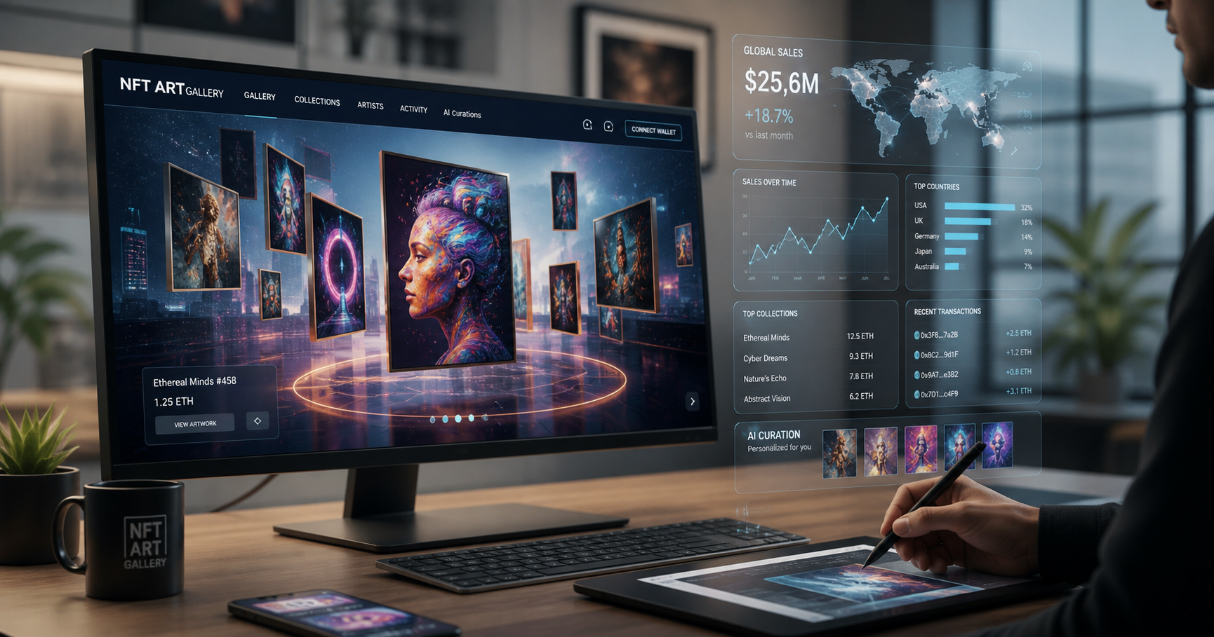How Artists Can Monetize Their Work with AI-Driven Online Galleries