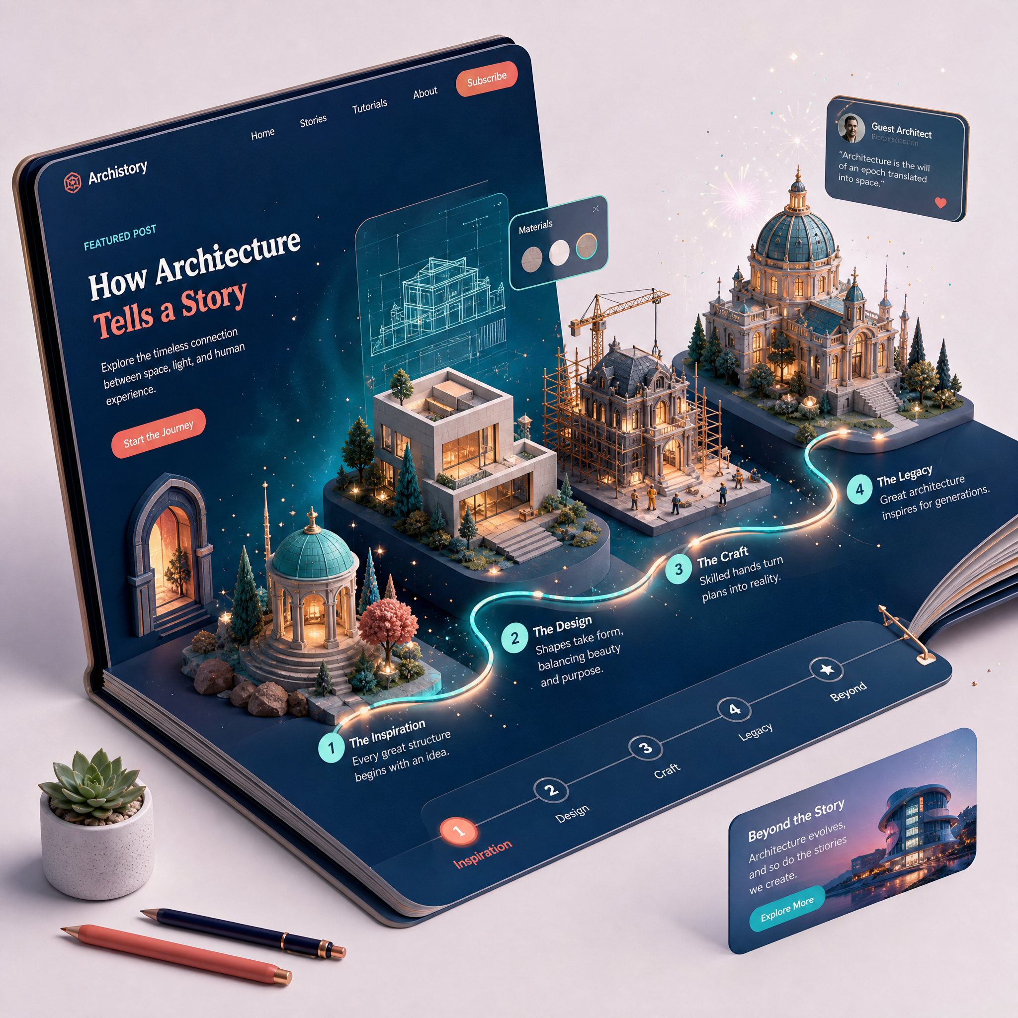 Best Practices for Incorporating 3D Animations into Storytelling-Focused Websites