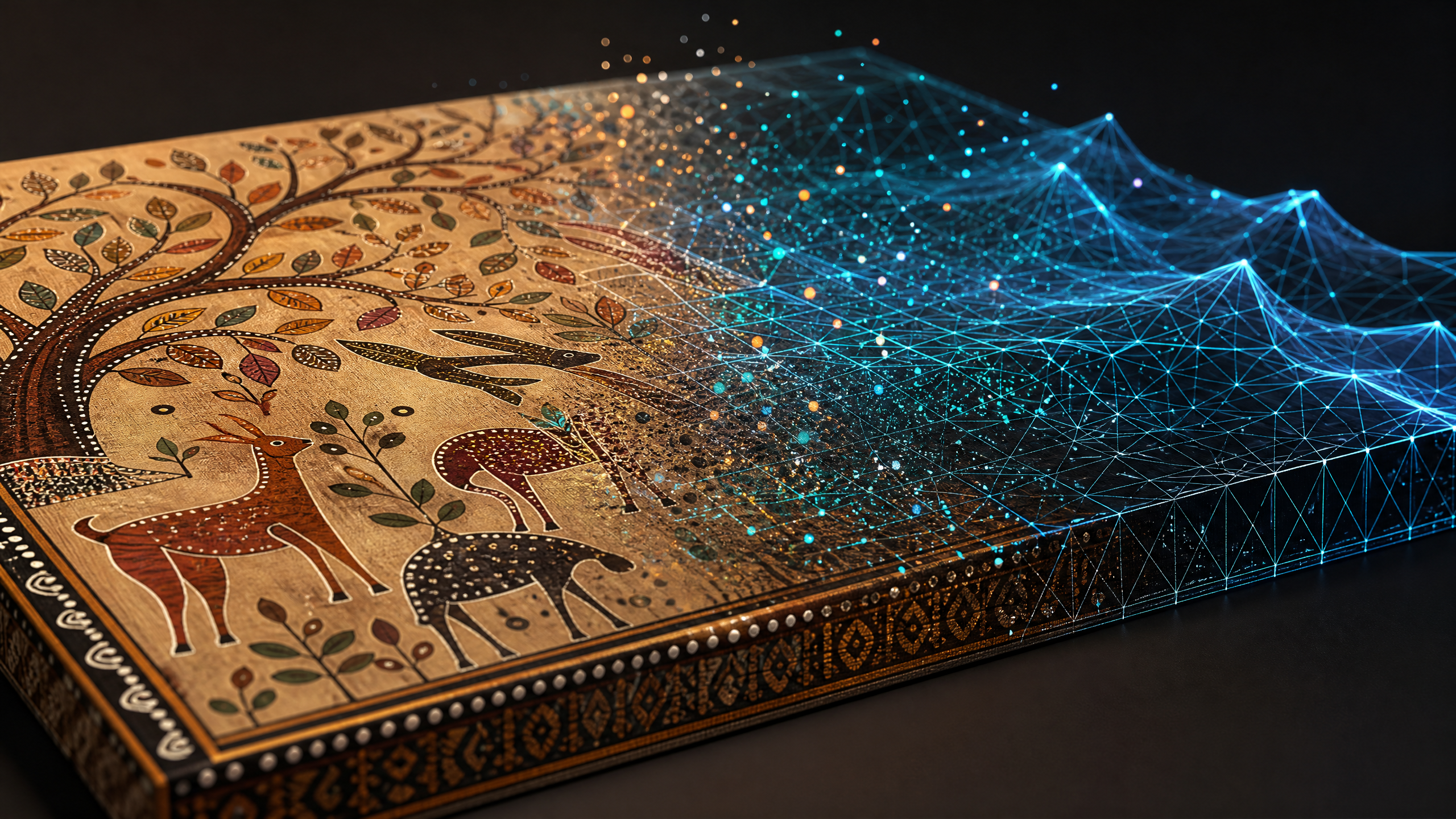 Boosting Engagement for Indian Tribal Art Collectives through 3D AI Websites