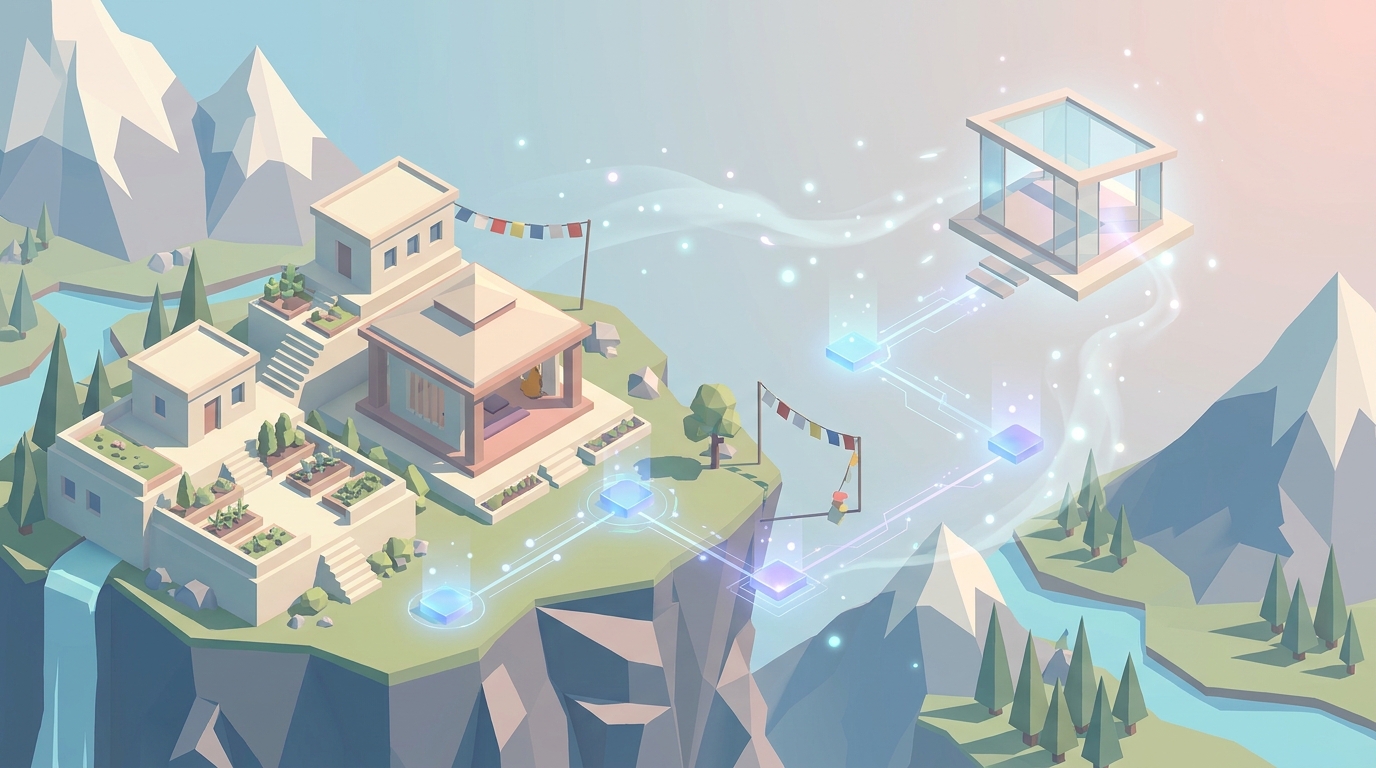 Building AI 3D Websites for Indian Yoga Retreats in the Himalayas