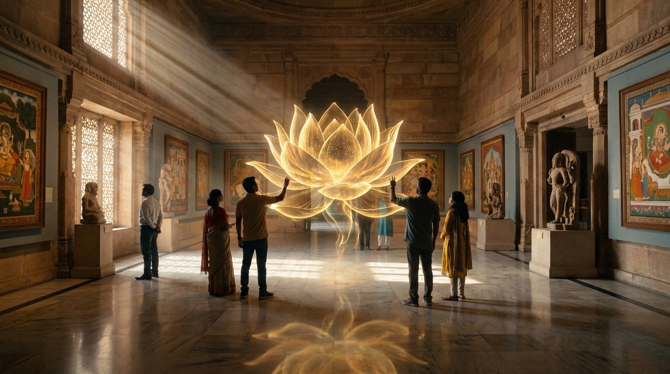 Case Study: Boosting Engagement with 3D AI Websites at Indian Art Exhibitions
