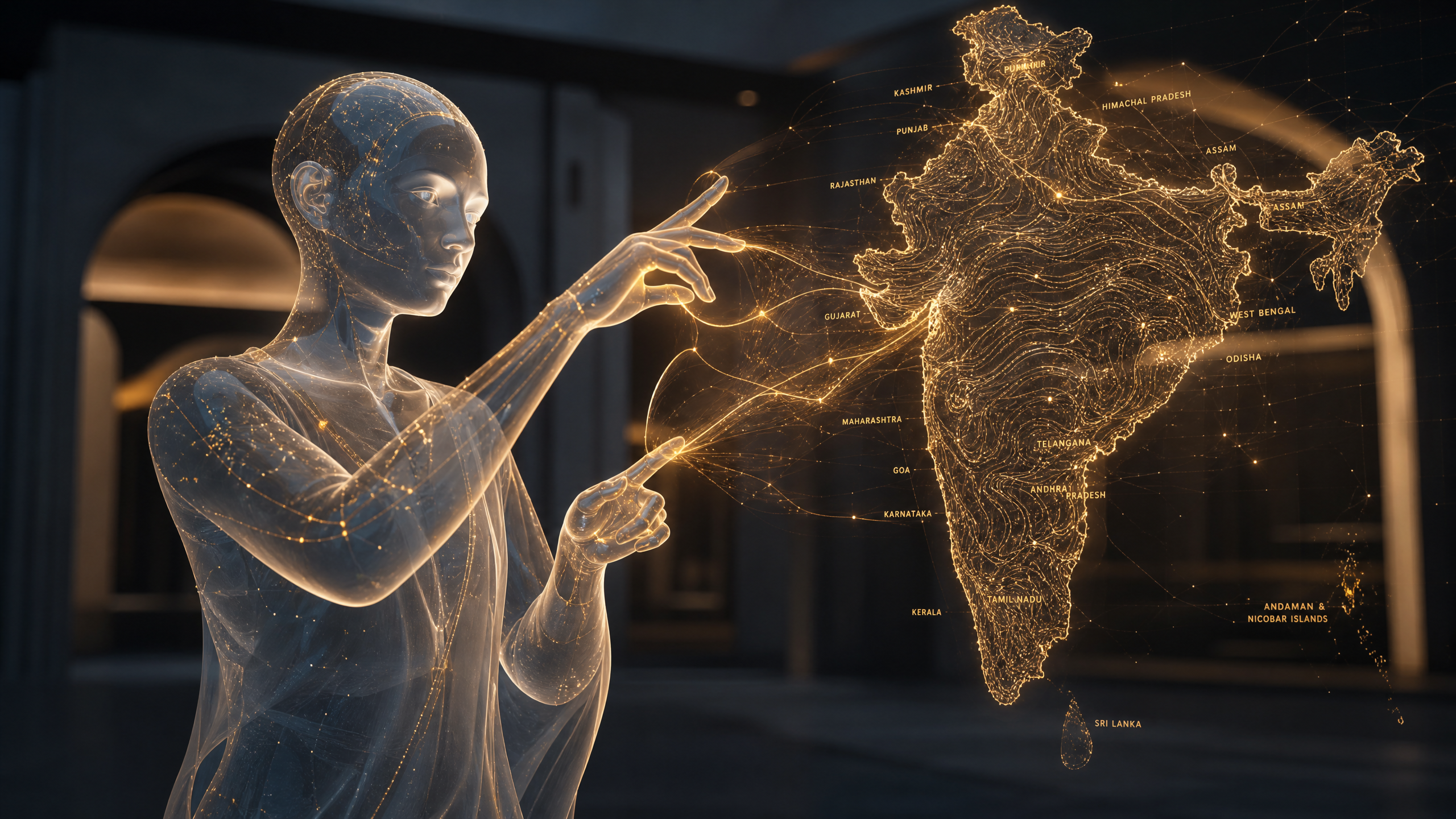 Creating Interactive 3D AI Websites for Indian Sign Language Communities