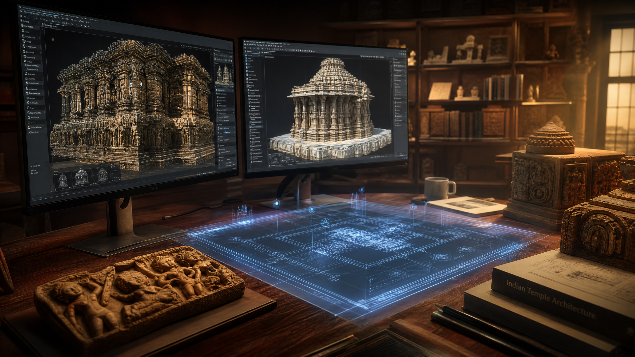 Creating Virtual Tours with 3D AI Websites for Indian Museums