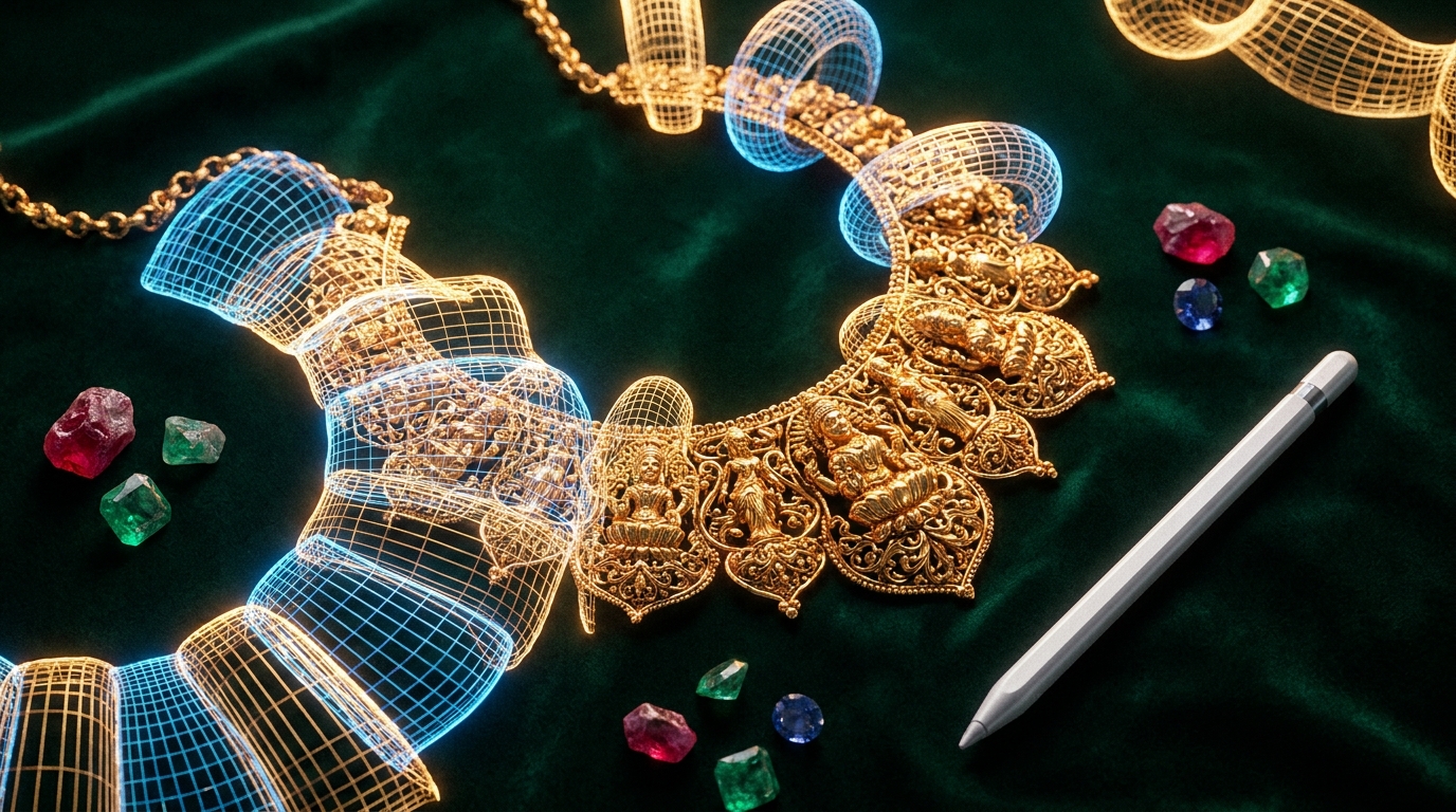 Crafting Dynamic 3D AI Websites for Indian Ethnic Jewelry Designers