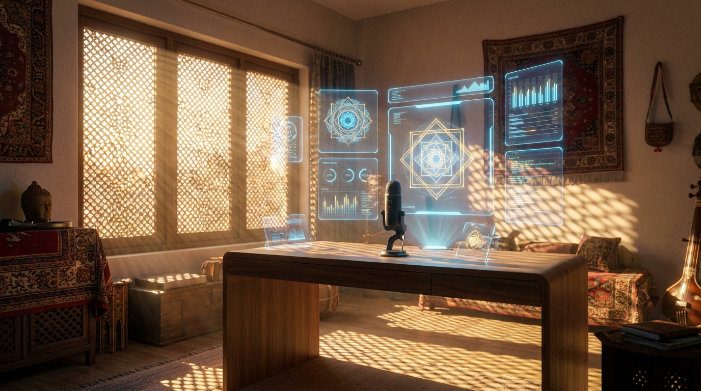 Creating Engaging 3D AI Websites for Indian Podcast Hosts