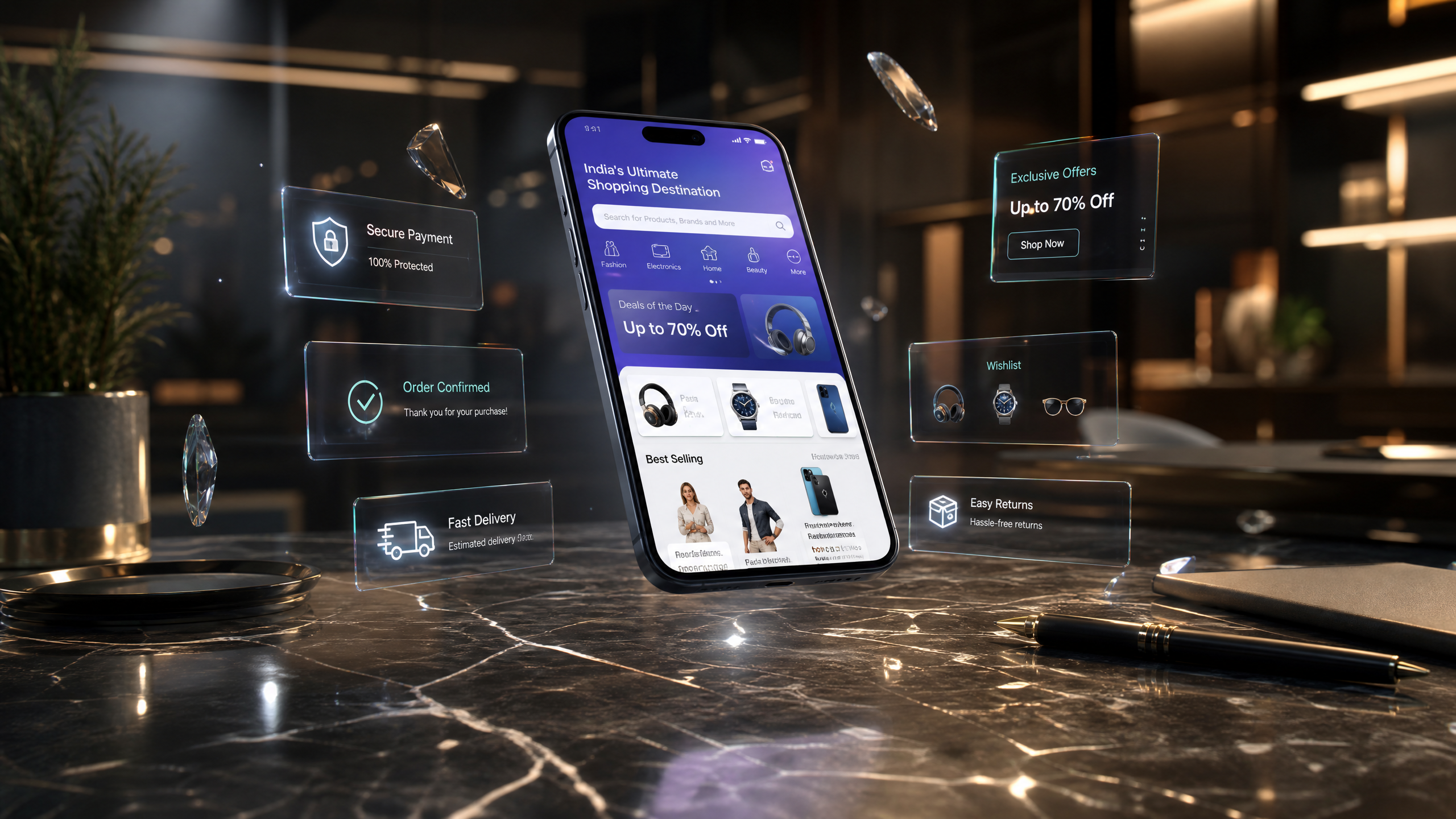 Creating interactive product showcases for Indian electronics retailers with 3D AI websites