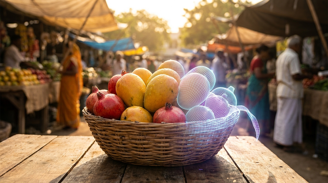 Showcasing Indian Farmers' Market Produce with 3D AI Websites
