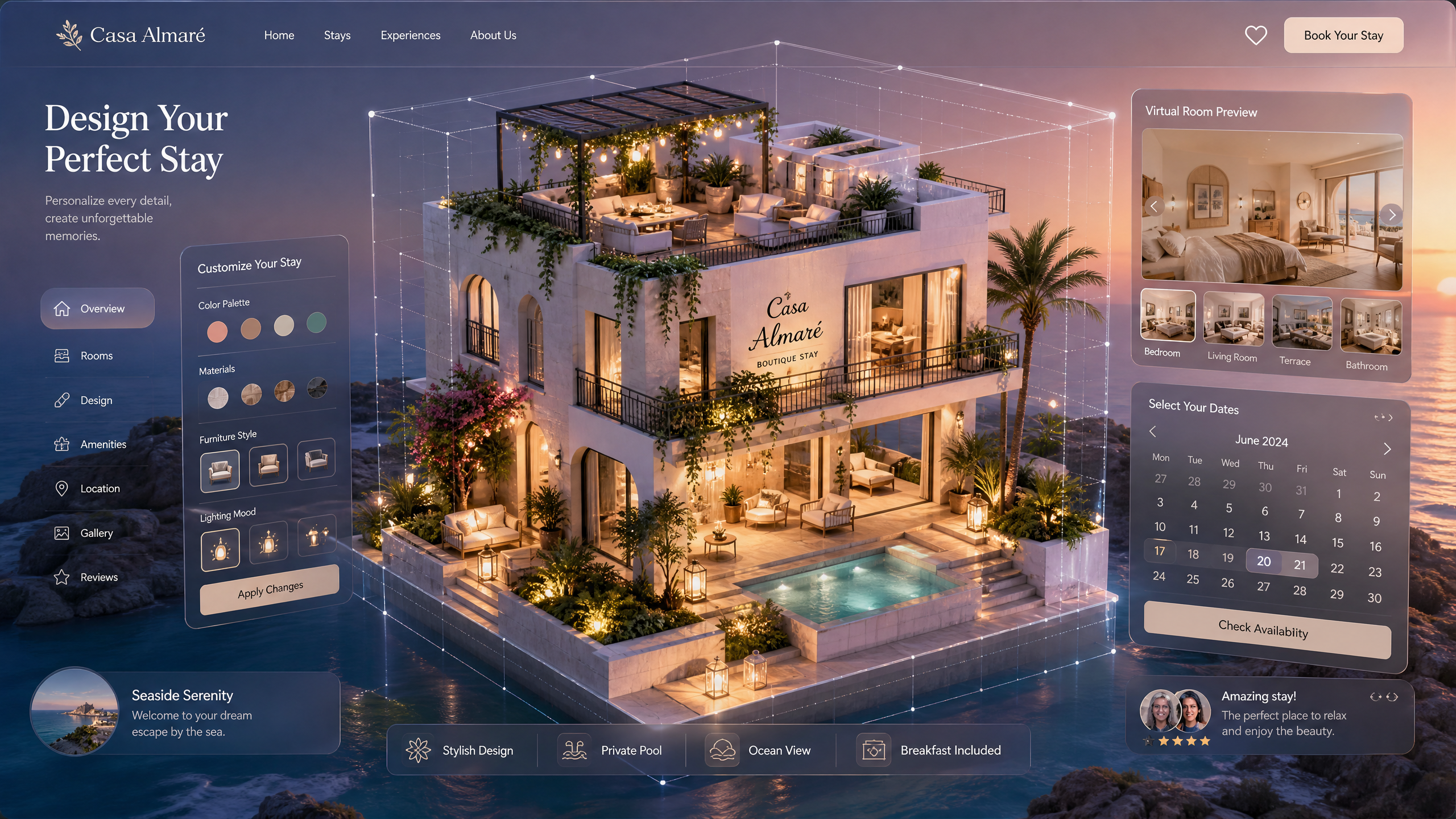 Tailoring 3D AI Websites for Boutique Holiday Rentals