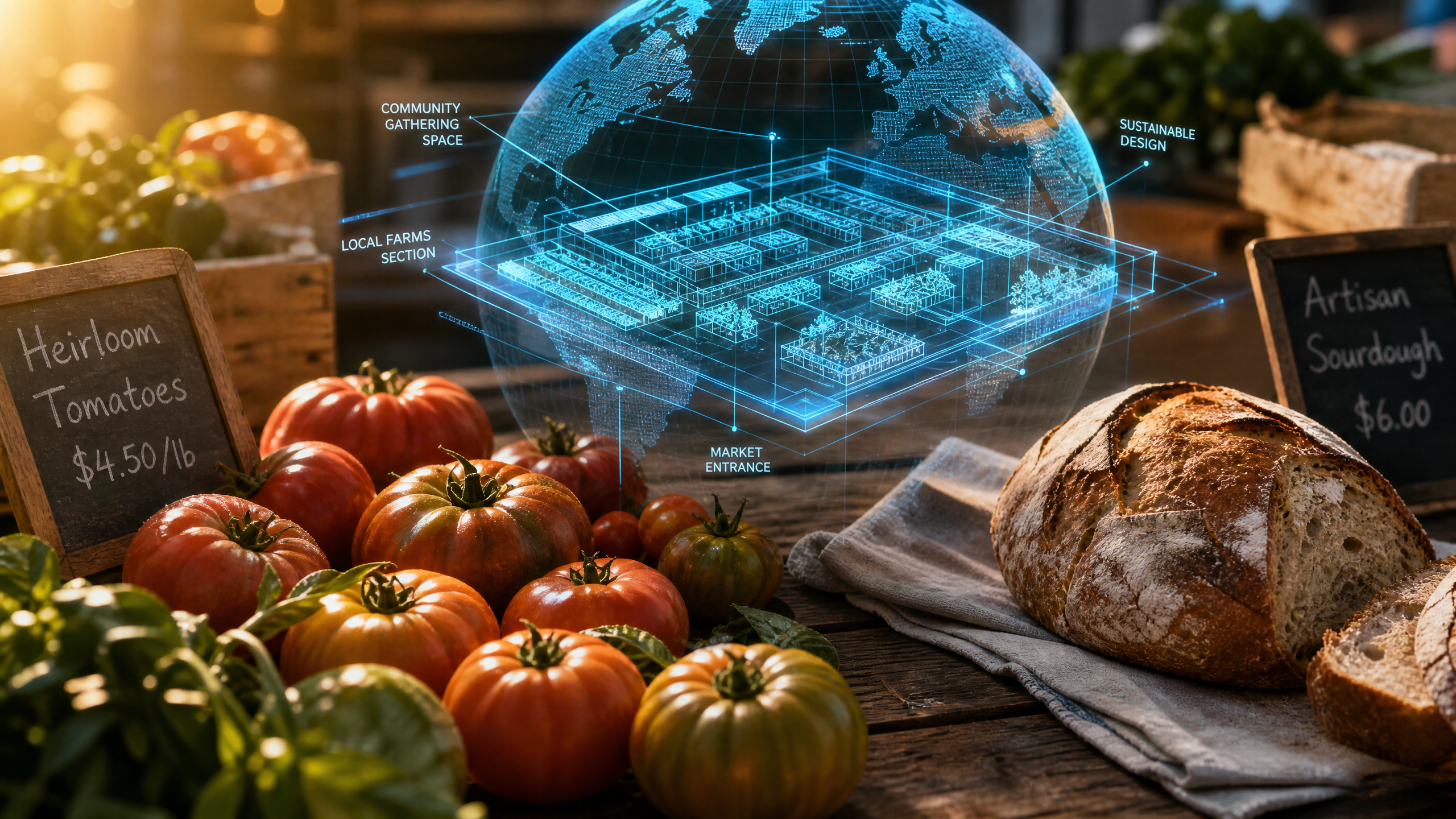 Transforming Local Farmers Markets with 3D AI Websites